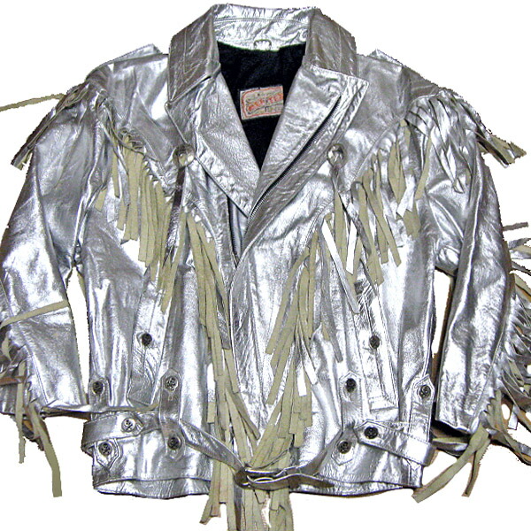 Romantic Neurosis Rakuten Ichiba Mex Tex By Johnsons La Vintage Silver Leather Fringe Biker Jacket Western