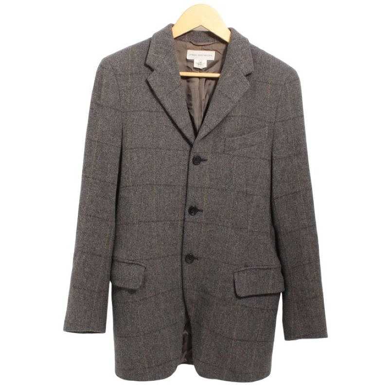 DRIES VAN NOTEN ドリスヴァンノッテン 読み合わせる柄 羊毛 3B テーラード 上衣 大きさ 46  【中古】【流行り物・選りわける】【金沢中央局 併売品】【674179Kz】