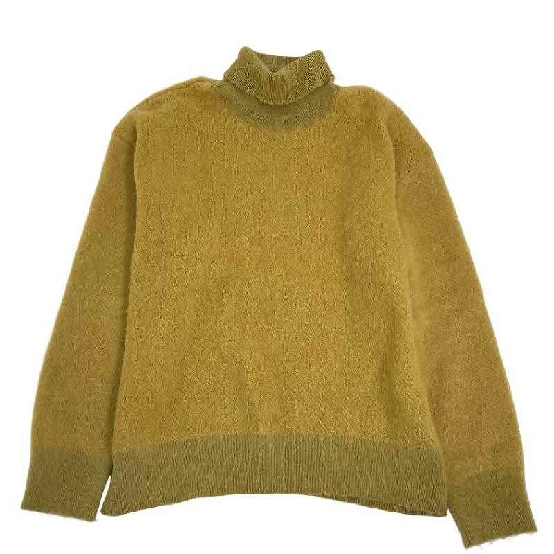 Steinシュタイン 22AW Jaquard Mohair Loose High Neck Knit LS