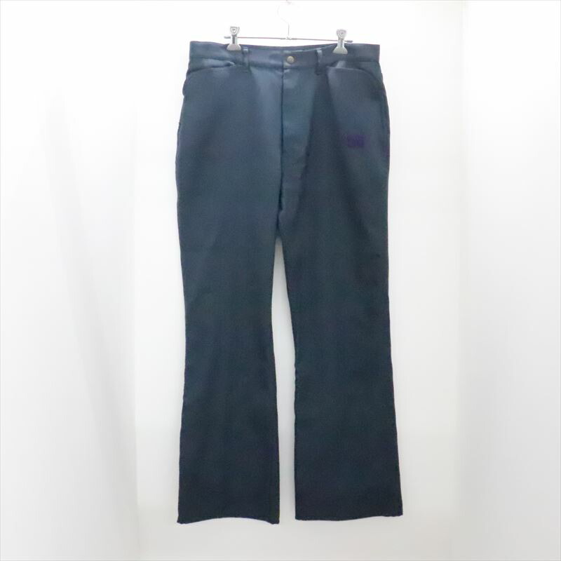 Needles フェイクレザーパンツ ブラック Sサイズ it29911-1.jpg