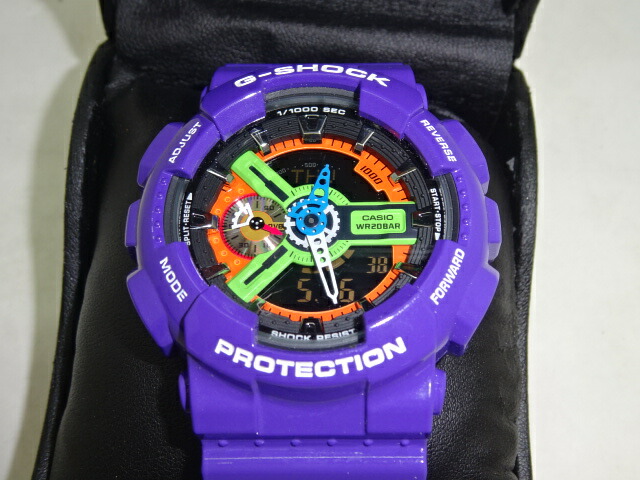 Casio カシオ G Shock 腕時計 Ga 110ev ヱヴァンゲリヲン コラボ 初号機モデル 中古 時計 金沢本店 併売品 79216kz Altamisa Mx