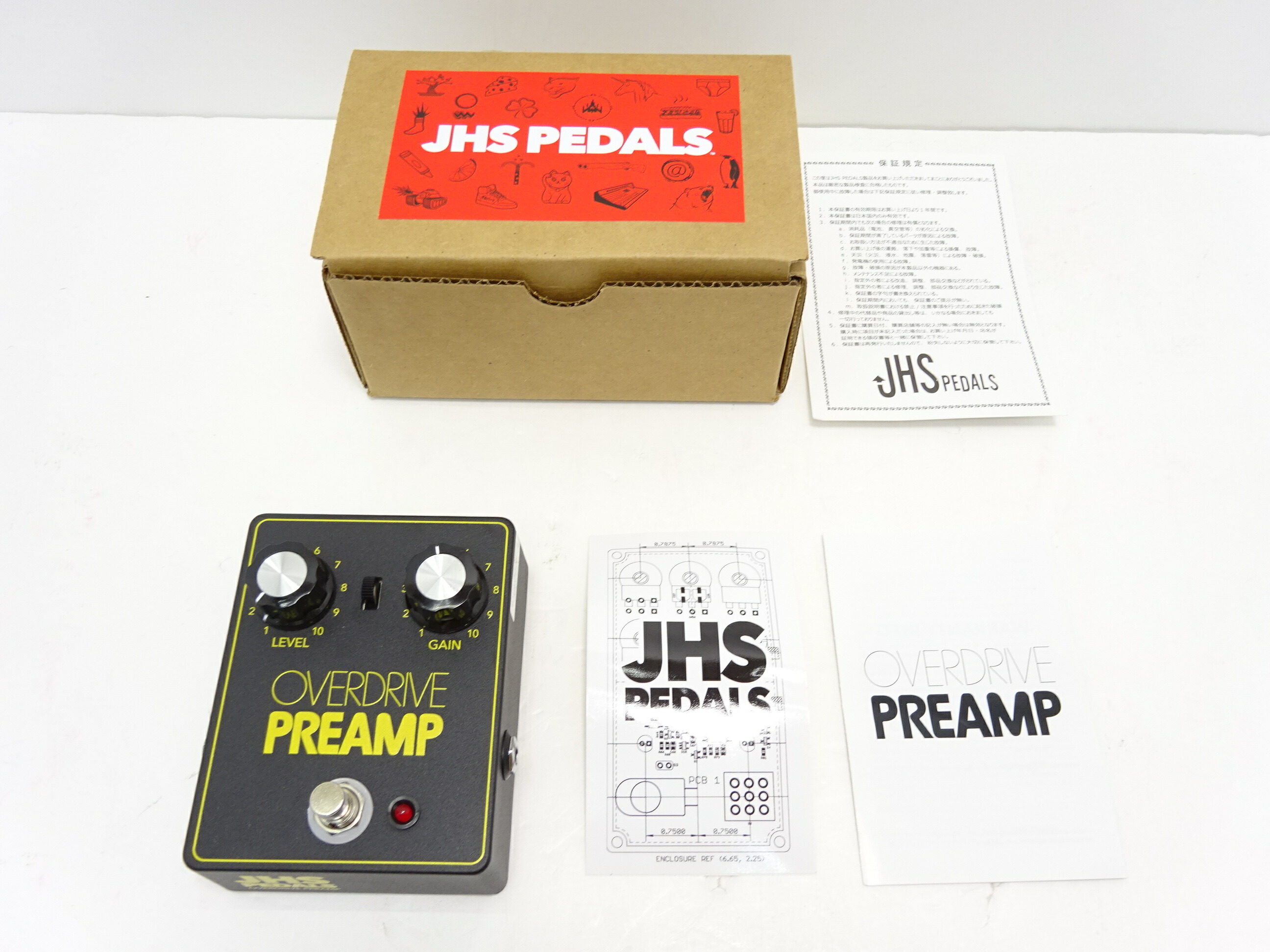 買取り実績 JHS PEDALS ジェイエイチエスペダルズ エフェクター オーバードライブ Overdrive Preamp fucoa.cl