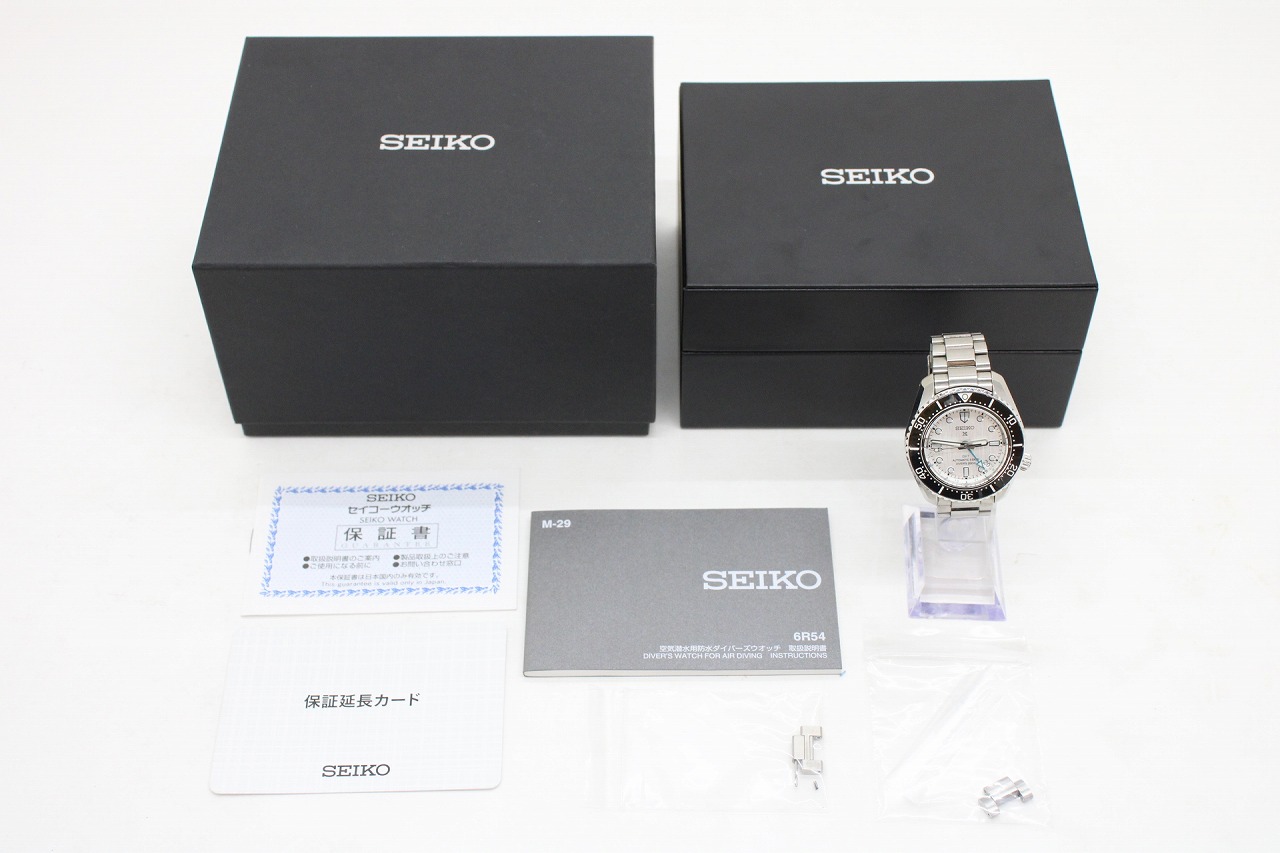 SEIKO セイコー PROSPEX 1968 メカニカルダイバー SBEJ019 SBEJ019 シルバー 箱 説明書 バンドコマ【中古】【時計】【金沢本店 併売品】【792755Kz】｜浪漫遊　店 108,000円