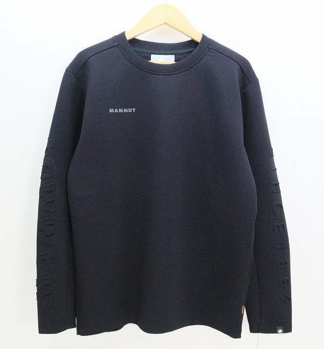 MAMMUT マムート Dyno 2.0 ML Crew Neck AF クルーネックスウェット 1014-04970 ポリエステル 黒いこと M 引き船付【中古】【アメカジ・アウトドア】【金沢中央局 併売品】【698745Kz】