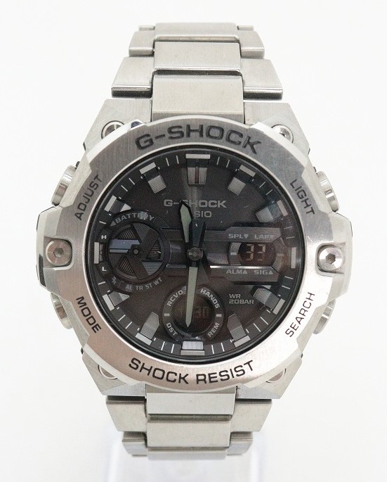 CASIO カシオ G-SHOCK GST-B400 GSTB400 シルバー 箱 説明書 【中古】【時計】 【金沢本店 併売品】【792403Kz】