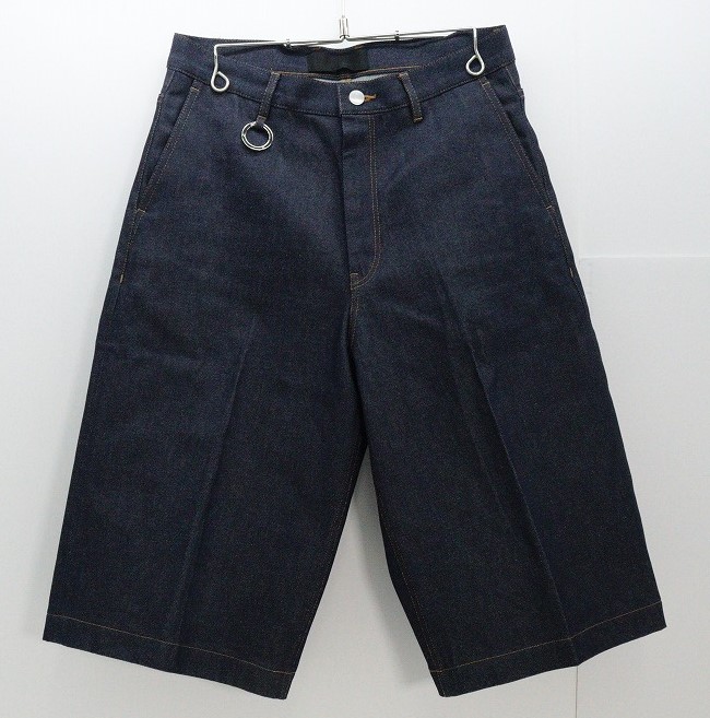 TARO HORIUCHI タロウ ホリウチ WIDE DENIM ショート ショートパンツ 2301-SP62-M301 綿（コットン） インディゴ 1 【中古】【モード・セレクト】 【金沢本店 併売品】【678780Kz】