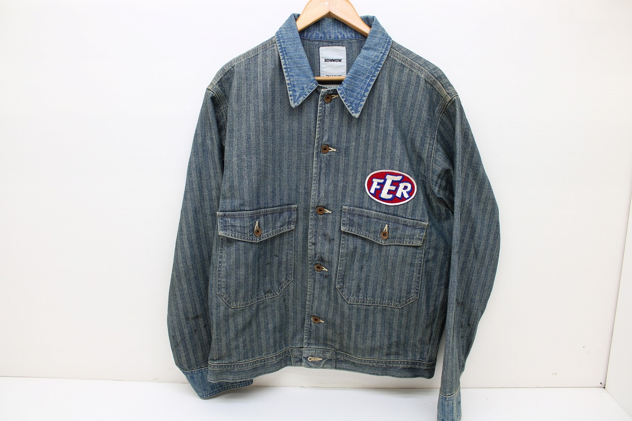 BOWWOW バウワウ FER GRITGEAR JACKET AGED 綿（コットン） インディゴ XL 【中古】【ストリート・ルード】【金沢本店 併売品】【6811103Kz】｜浪漫遊　店