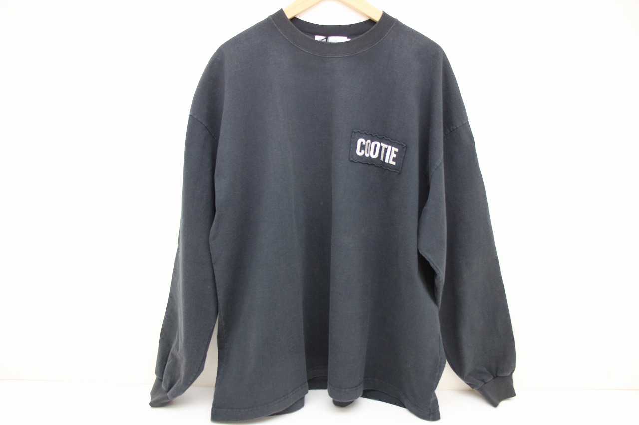 COOTIE PRODUCTIONS クーティープロダクション AD Processing L/S Tee CTE-25A336 綿（綿織物） 黒いこと S 袋、引き舟【中古】【ストリート・ルード】【金沢中央局 併売品】【6810956Kz】