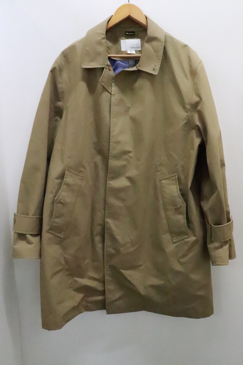nanamica ナナミカ GORE-TEX Soutien Collar Coat SUBF800 綿（綿織物） ベージュ L 【中古】【流行り物・より分ける】【金沢中央局 併売品】【6710960Kz】