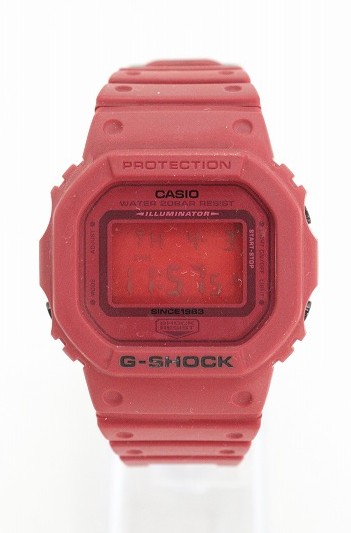 CASIO カシオ G-SHOCK DW-5635C 35周年模範例 DW-5635C  赤いこと  【中古】【時辰儀】【金沢中央局 併売品】【792788Kz】