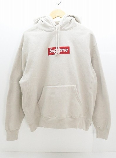 supreme シュプリーム 24AW Box Logo Hooded Sweat shirt   ベージュ S 【中古】【ストリート・ルード】【金沢中央局 併売品】【689625Kz】
