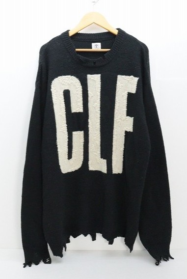 LEITO様　セントマイケル　CLF ダメージ加工ニット LEITO様 セントマイケル CLF ダメージ加工ニット 本日限定値下げ