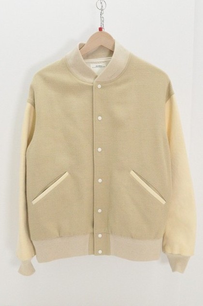 visvim ヴィズヴィム 20AW VARSITY SB JACKET (WOOL) 120205013021 毛（ウール） ベージュ 3 袋【中古】【モード・セレクト】【金沢本店 併売品】【679654Kz】｜浪漫遊　店