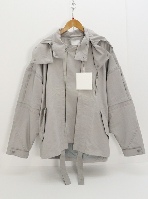 GOOPIMADE×Acrypsis グーピーメイド エイクライプシス DUET R-Shield SPACE PARKA JACKET GOOPI-22SS-AUG-05 ナイロン グレー 3 タグ 【中古】【モード・セレクト】 【金沢本店 併売品】【6710101Kz】