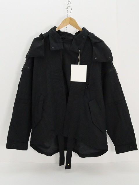 GOOPIMADE×ACRYPSIS  R-SHIELD SPACE PARKA A17G ナイロン 黒いこと 1 袋【中古】【流行り物・選りすぐる】【金沢中央局 併売品】【679795Kz】 パーカー-トップス