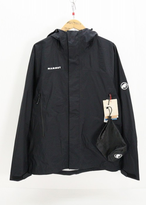 MAMMUT マムート Microlayer 2.0 HS Hooded Jacket AF Men 1010-28651-0001-114 ナイロン 黒いこと M 引き舟・納める袋【中古】【アメカジ・アウトドア】【金沢中央局 併売品】【6910165Kz】
