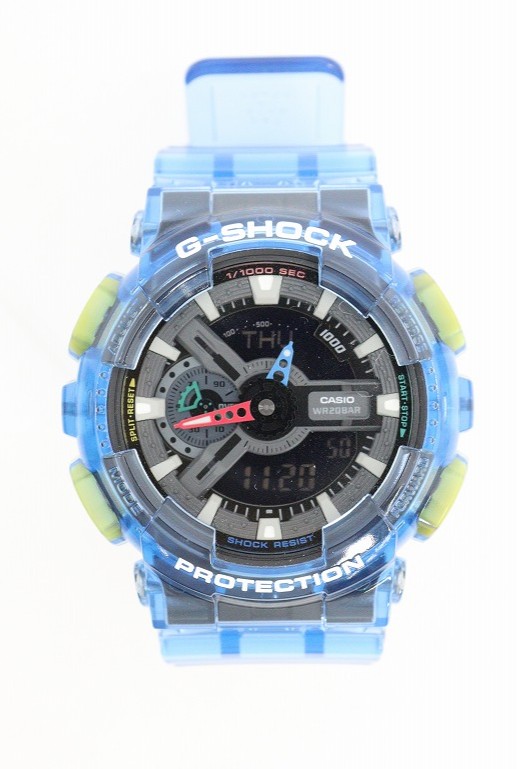 CASIO カシオ  G-SHOCK ジーショック 110 SERIES 独居室 GA-110JT-2AJF  青み/黒いこと  言いあらわす書、箱、引き船【中古】【時辰儀】【金沢中央局 併売品】【793122Kz】