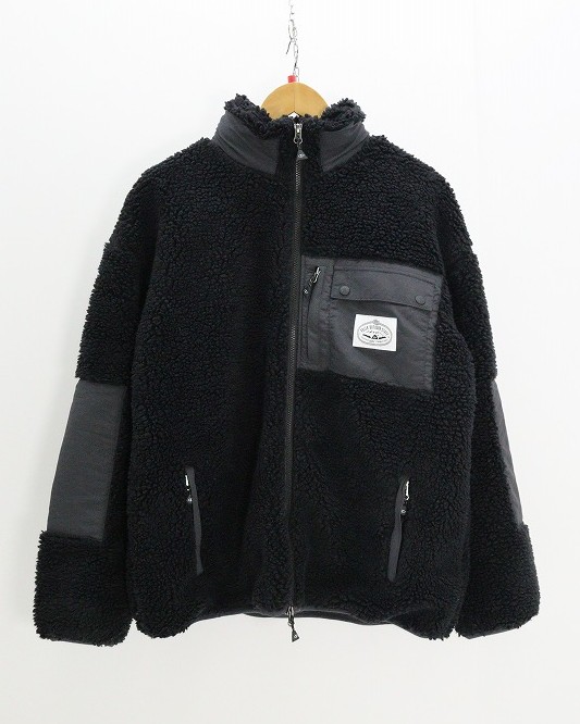 poler ポーラー シェルパ上衣 243MCV0022-BLK ポリエステル 黒いこと M 【中古】【ストリート・ルード】【金沢中央局 併売品】【6810351Kz】
