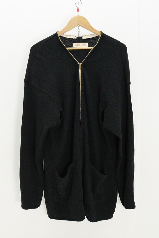 barbell object バーベルオブジェクト nep cardi bo-04cn02 綿（コットン） ブラック 2 【中古】【モード・セレクト】 【金沢本店 併売品】【6710440Kz】