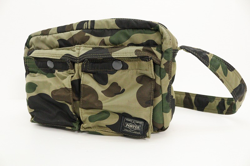 楽天市場】A BATHING APE × PORTER JACQUARD CAMO WAIST BAG ア