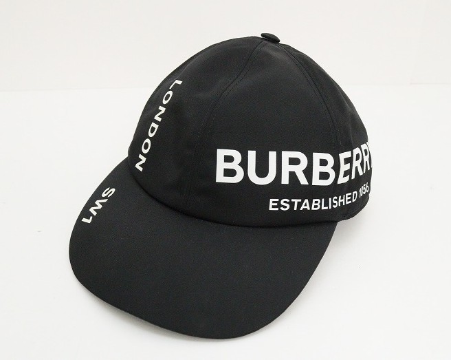 BURBERRY LONDON バーバリーロンドン ホースフェリープリント ベースボールキャップ 8015894 ブラック M 【中古】【帽子】 【金沢本店 併売品】【743224Kz】 13,680円