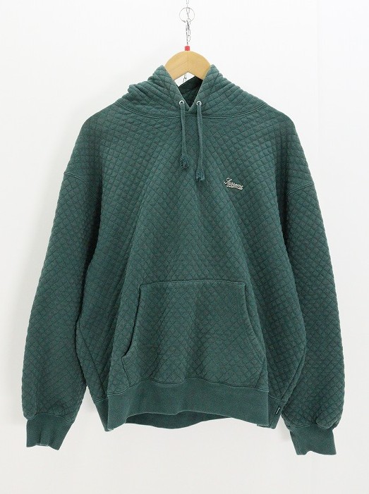 Supreme シュプリーム Micro Quilted Hooded Sweatshirt  綿（綿織物） うす暗いパイン L 【中古】【ストリート・ルード】【金沢中央局 併売品】【6810559Kz】