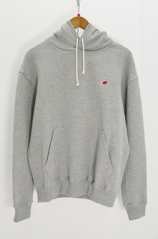 New Balance ニューバランス MADE in USA Core Hoodie MT43546 綿（コットン） グレー M タグ【中古】【レギュラー】【金沢本店 併売品】【7010564Kz】｜浪漫遊　店