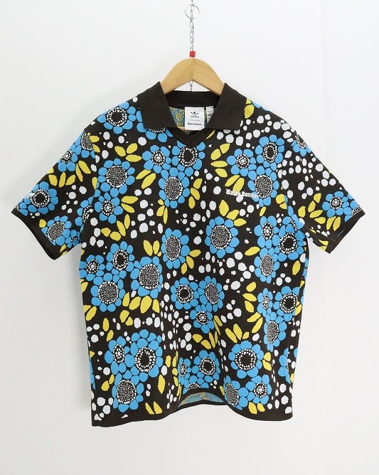 adidas×Wales Bonner アディダス×ウェールズ・ボナー Knit Floral Polo JJ2931 ポリエステル マルチ L タグ 【中古】【レギュラー】 【金沢本店 併売品】【7010583Kz】