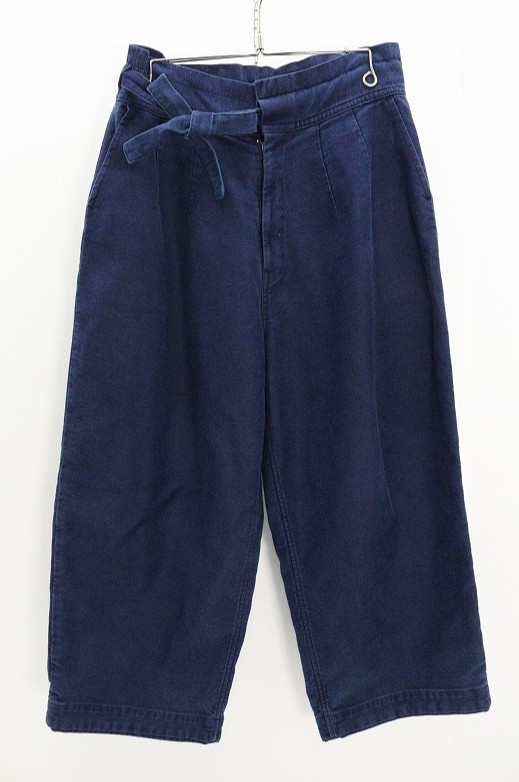 Porter Classic ポータークラシック Moleskin chinese pants 綿（コットン） ブルー 1 【中古】【モード・セレクト】 【金沢本店 併売品】【6710607Kz】