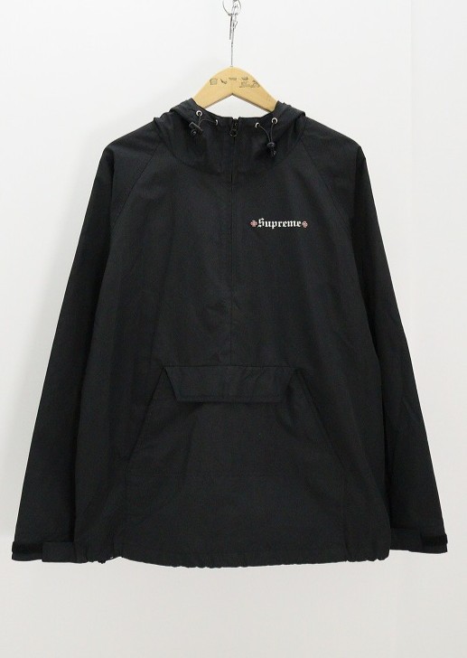 Supreme×INDEPENDENT シュプリーム×独立 Nylon Anorak  ナイロン 黒いこと M 【中古】【ストリート・ルード】【金沢中央局 併売品】【6810647Kz】
