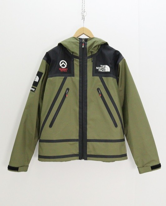 THE NORTH FACE×Supreme ザ・ノースフェイス×シュプリーム 21SS TAPE SEAM MOUNTAIN JACKET NP12101I ナイロン オリーブグリーン S タグ 【中古】【アメカジ・アウトドア】 【金沢本店 併売品】【6910786Kz】