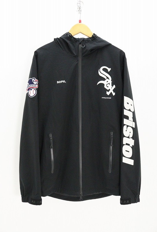 F.C.Real Bristol エフシーレアルブリストル 21AW TOUR WARM UP JACKET FCRB-212000 ポリエステル ブラック S 【中古】【ストリート・ルード】 【金沢本店 併売品】【6810806Kz】