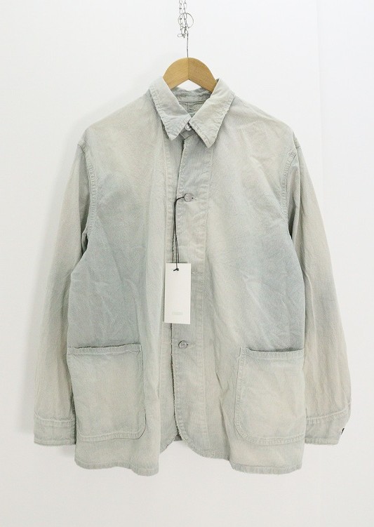 A.PRESSE アプレッセ Indigo Pin Check Coverall 25SAP-01-27H 綿（コットン） サックス 2 タグ 【中古】【モード・セレクト】 【金沢本店 併売品】【6710813Kz】