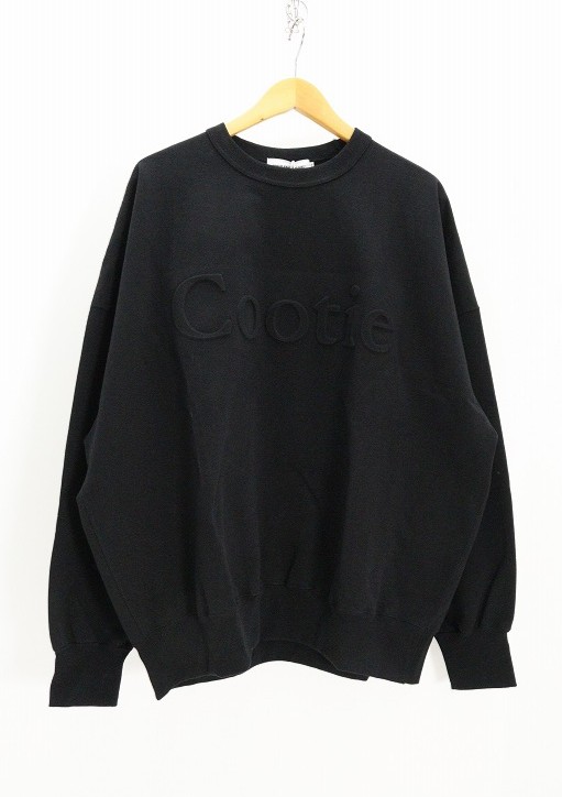 COOTIE PRODUCTIONS クーティープロダクションズ Heavy Oz Jersey Plain Crew CTE-26S301 綿（コットン） ブラック M 袋 タグ 【中古】【ストリート・ルード】 【金沢本店 併売品】【6810830Kz】