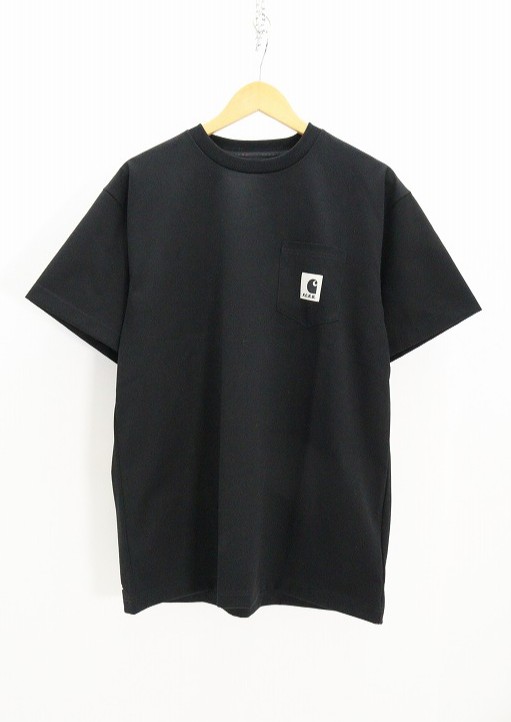 F.C.Real Bristol × Carhartt WIP エフシーレアルブリストル × カーハートワーク・イン・プログレス S/S POCKET TEE FCRB-260128 綿（綿織物） 黒いこと L 引き舟【中古】【ストリート・ルード】【金沢中央局 併売品】【6810881Kz】
