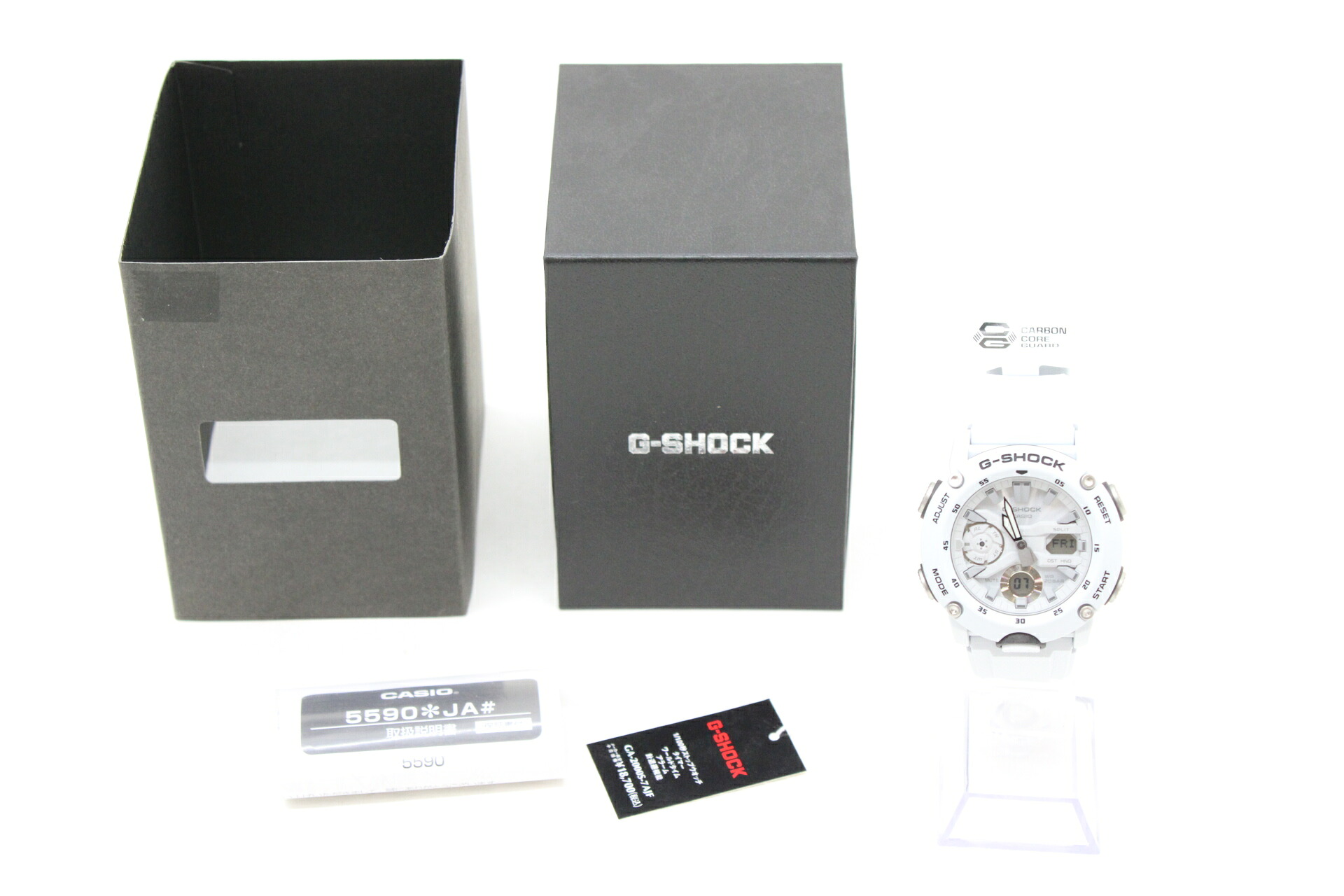 CASIOカシオ G-SHOCK クォーツ駆動 GA-2000S-7AJF ホワイト 箱、タグ、説明書【中古】【時計】【金沢本店 併売品】【793456Kz】｜浪漫遊　店