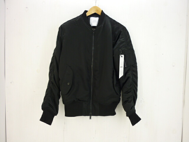 【更に値下げ】STAMPD シャーリングバンバージャケット　size:S スタンプド　ブラック　MA-1｜浪漫遊　店