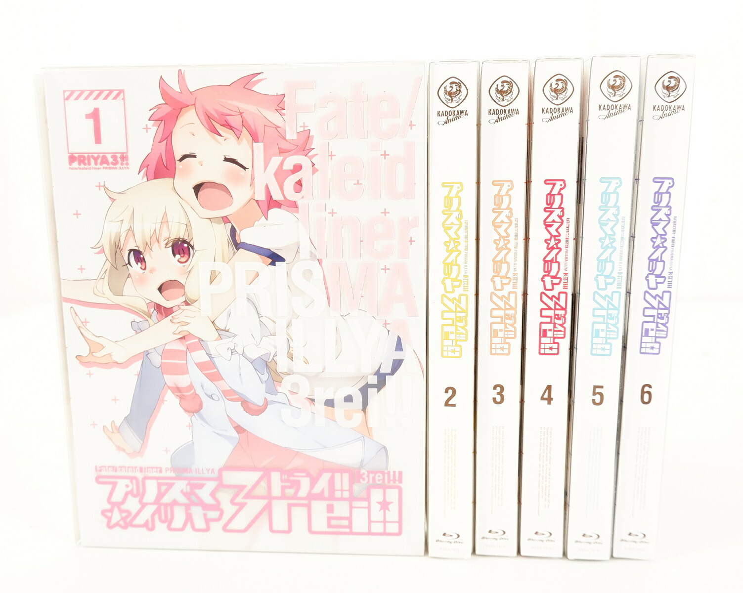 Blu Ray プリズマ イリヤ 514ff ドライ Blu Ray 全6巻 中古 限定版 Liner Fate Kaleid メール便不可 併売品 全巻 アニメイト全巻収納box付き アニメdvd 浪漫遊 Fate Kaleid 限定版 セット 福井店 店送料無料 人気ショップ 作品名 は行
