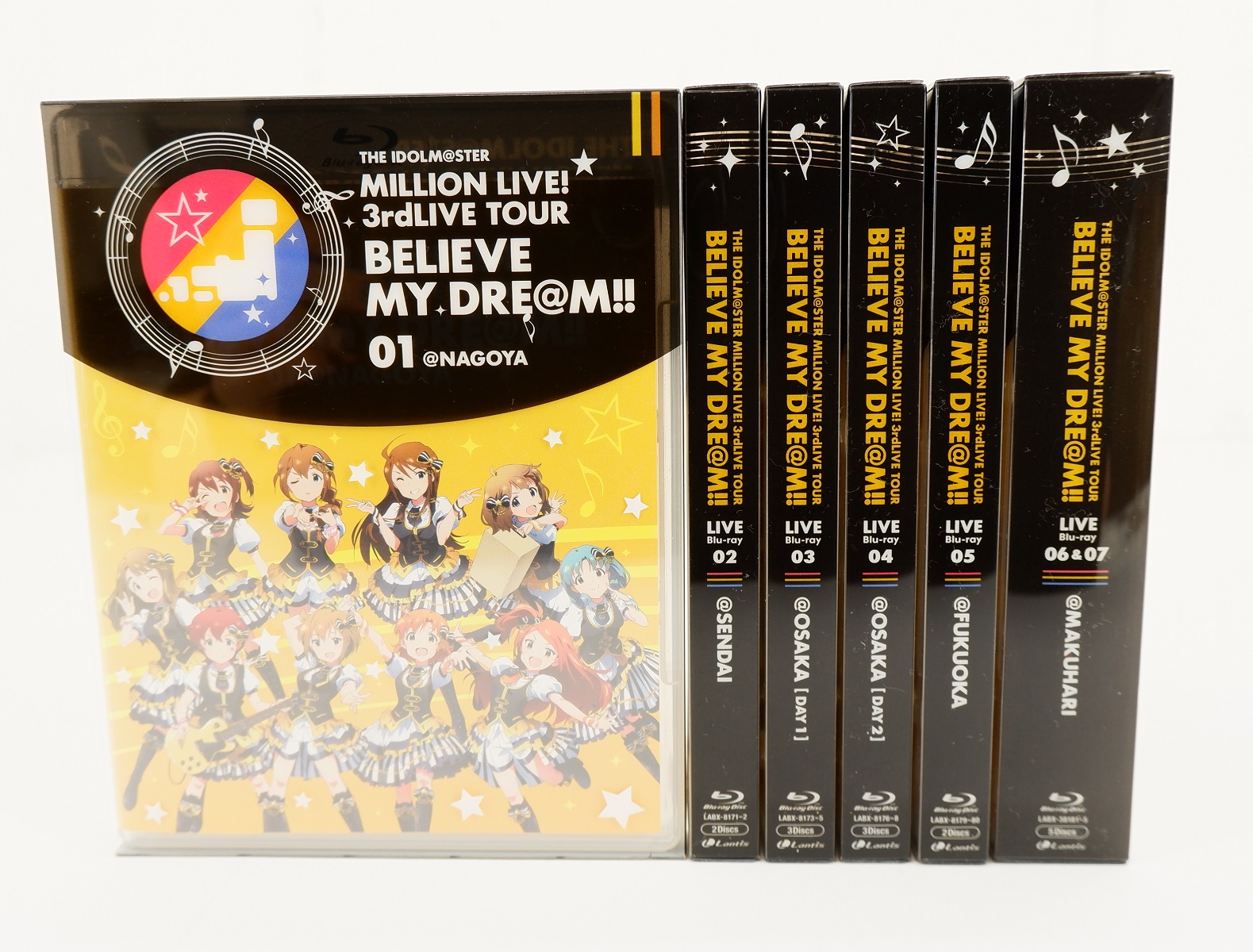 Dre M 1 7 Blu Ray その他 Million My Believe メール便不可 Tour 収納box ブックレット付き Live 店送料無料 アイマス ff Live 併売品 Idolm Ster 中古 福井店 音楽dvd The Believe 全巻 浪漫遊 3rdlive 1 7 セット Blu Ray