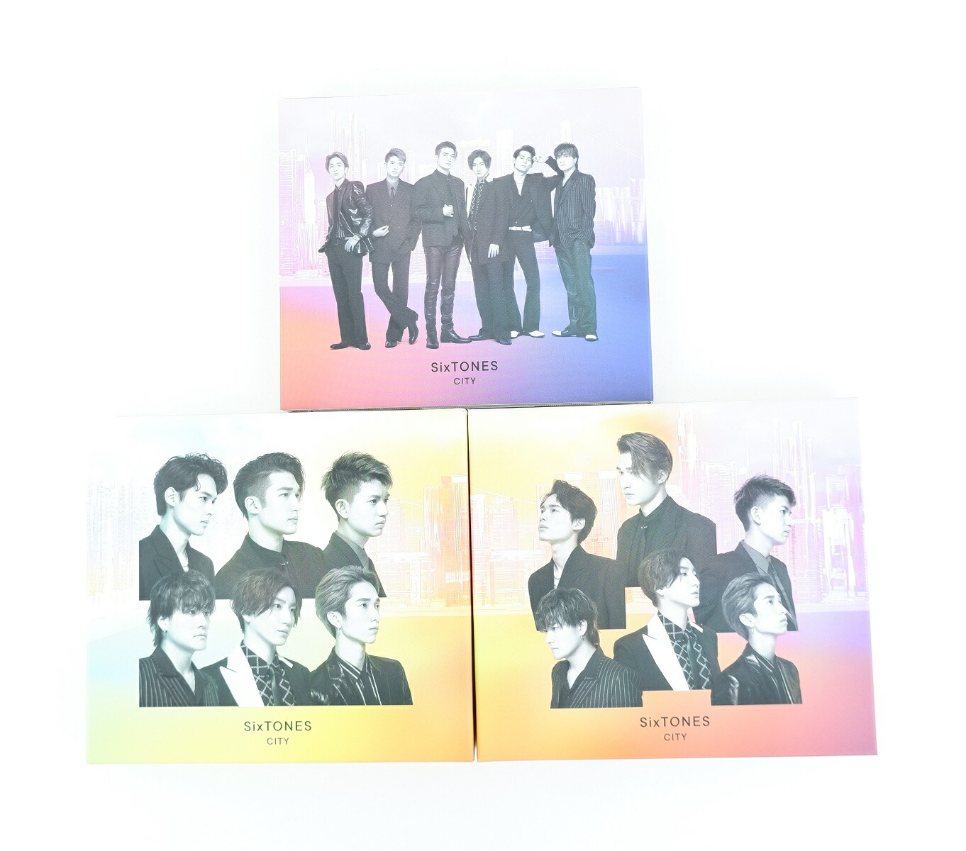 楽天市場】SixTONES CITY 通常盤 + 初回盤A + 初回盤B 3形態