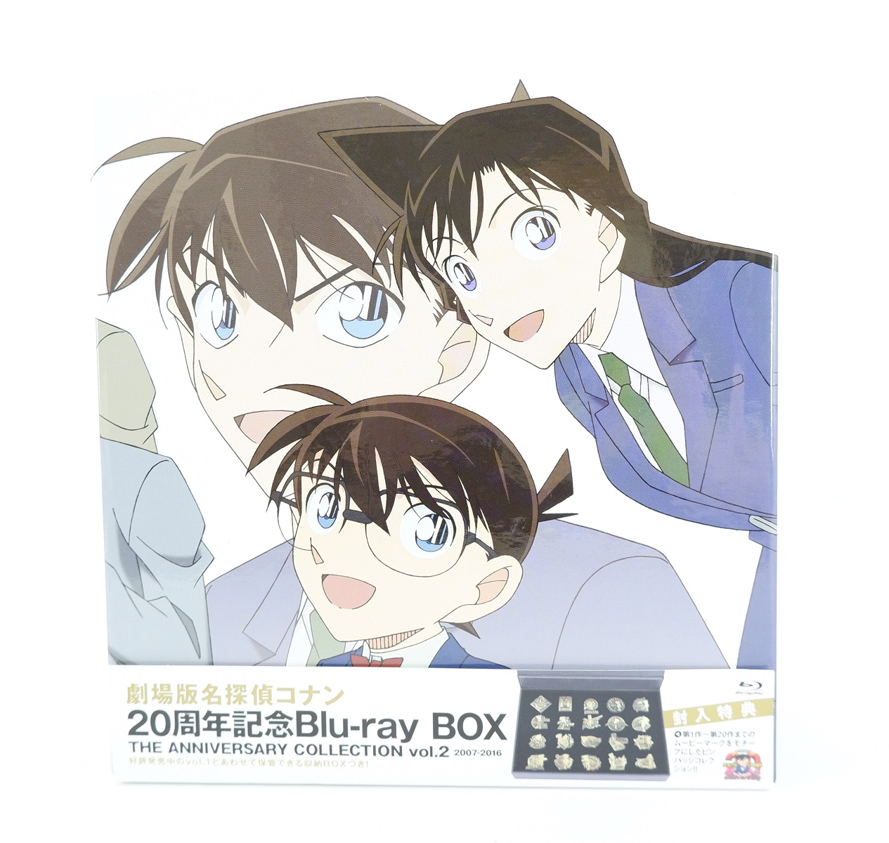 楽天市場 劇場版 名探偵コナン 周年記念 Blu Ray Box The Anniversary Collection Vol 2 07 16 ピンバッチ個 収納box付き Blu Ray 浪漫遊 楽天市場店