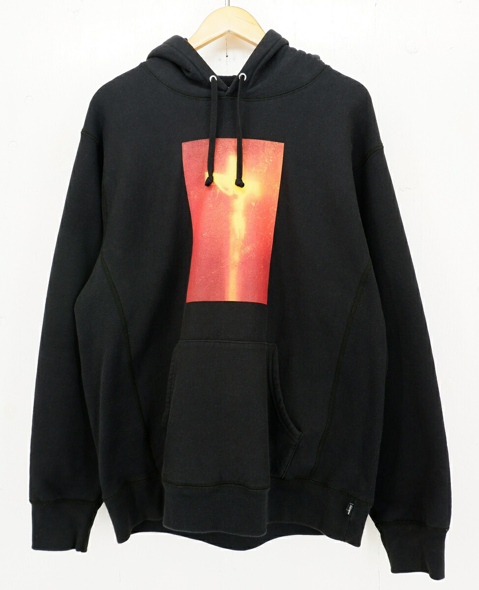 楽天市場 値下げしました Supreme Andres Serrano 17aw Piss Christ Hooded Sweatshirt Size Xl シュプリーム アンドレスセラー コラボ ピスキリストフーデッド スウェットシャツ プルオーバー パーカー ブラック 浪漫遊 楽天市場店