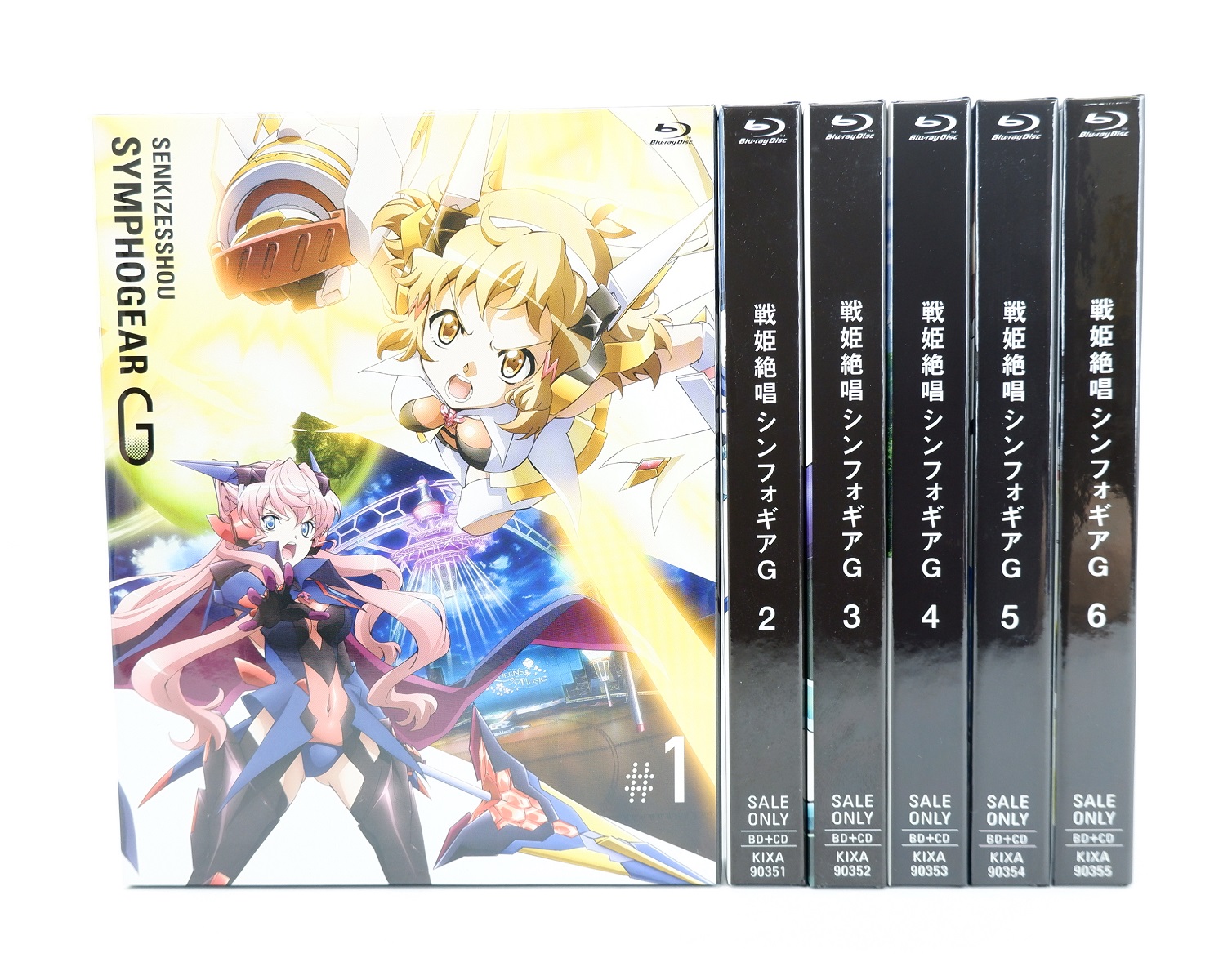 戦姫絶唱シンフォギアg 1巻 6巻 セット 全巻 ゲーマーズ全巻購入特典収納box付き Blu Ray Tougane Jp