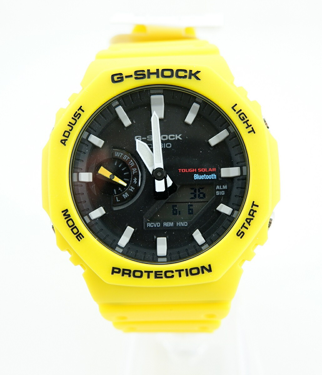 時計 CASIO G-SHOCK GA-B2100C-9A Bluetooth 楽天市場】CASIO G-SHOCK GA-B2100C-9A 2100 Series イエロー ソーラー