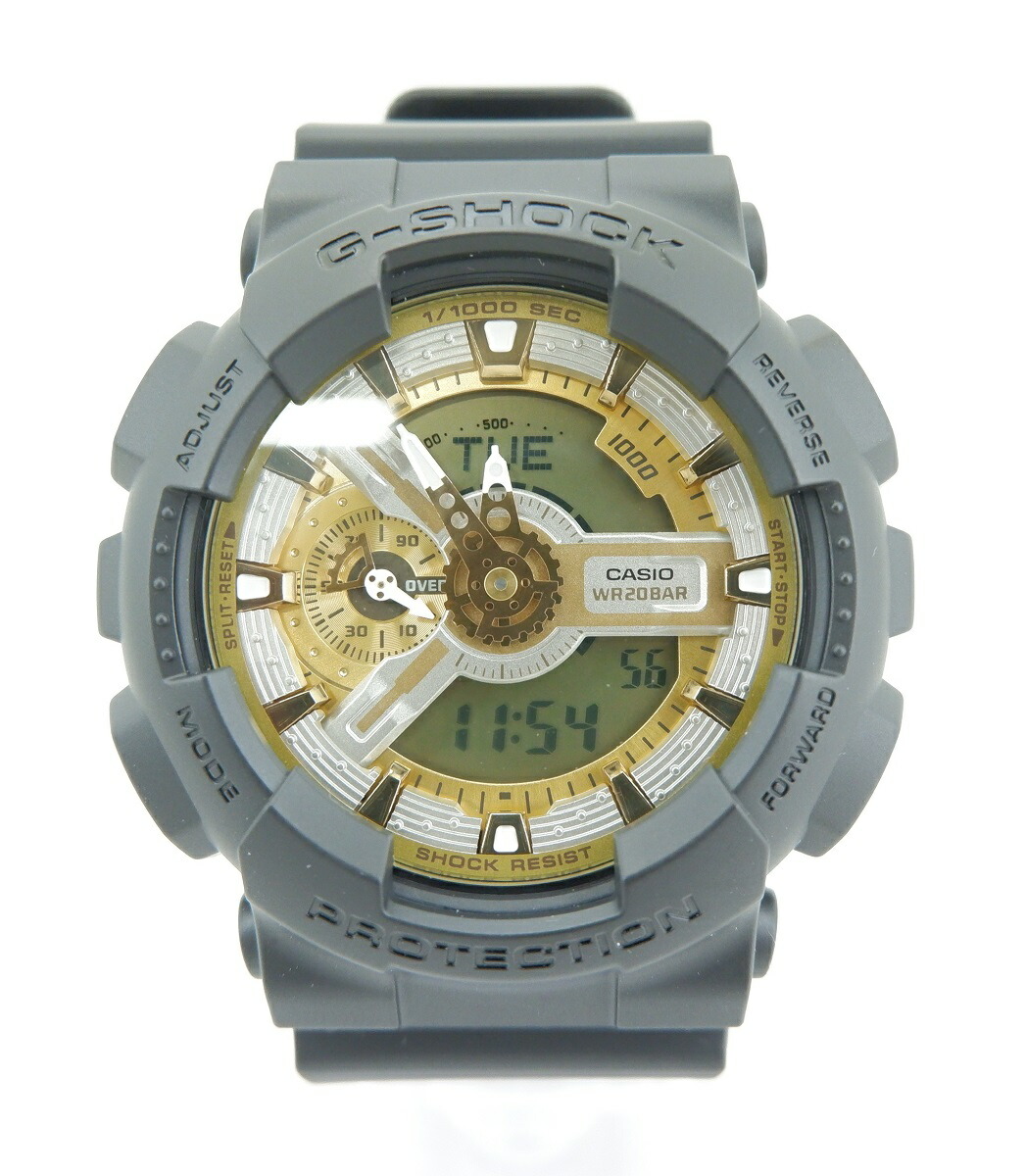 【値下げしました】G-SHOCK GA-110CD-1A9JF ジーショック デジタル アナログ 腕時計 ウォッチ 時計 電池 ブラック CASIO カシオ｜浪漫遊　店