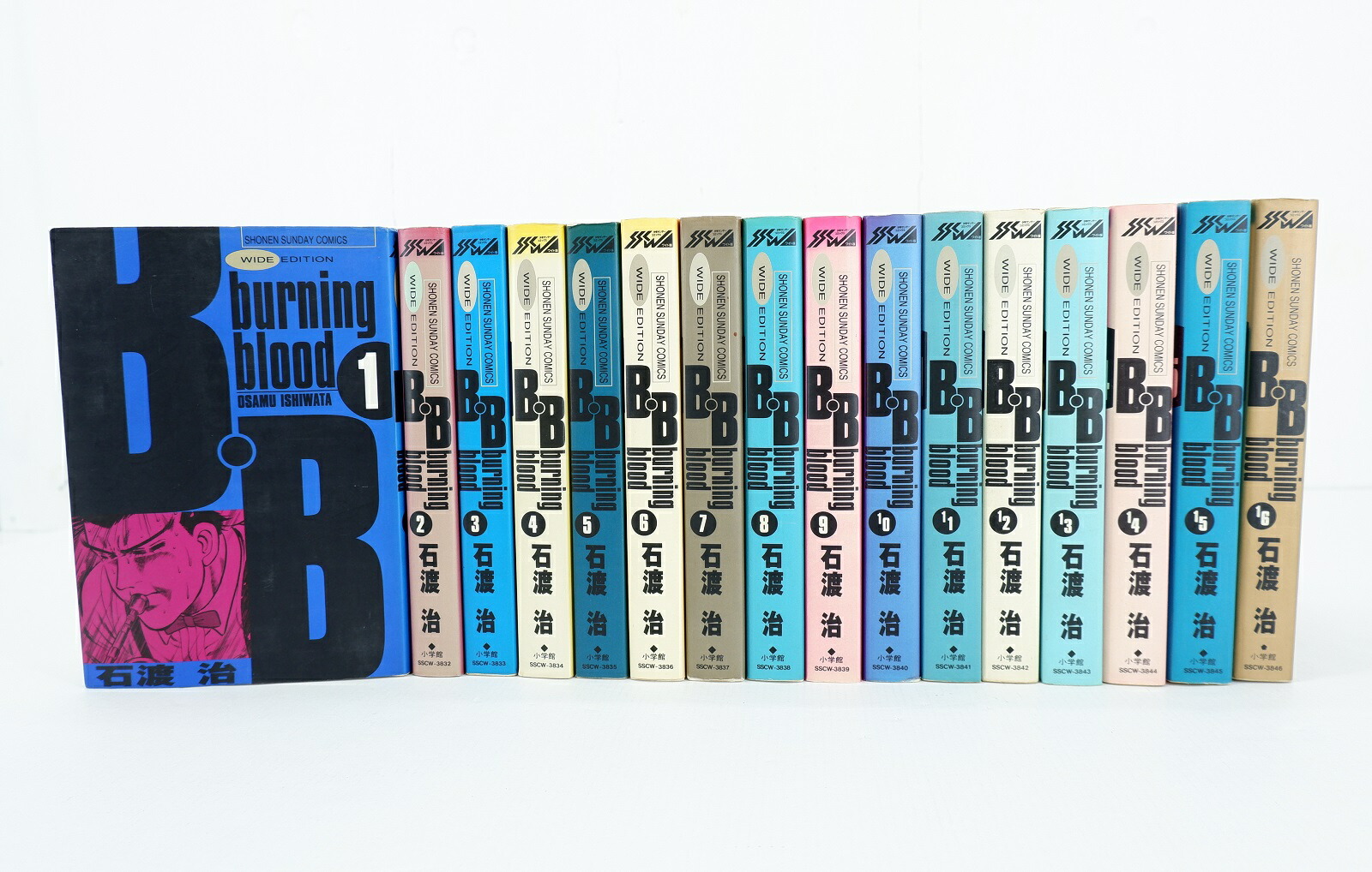 【楽天市場】B.B. Burning Blood バーニングブラッド ワイド版 1巻～16巻 セット （完結） 全巻 小学館 石渡治：浪漫遊 ...