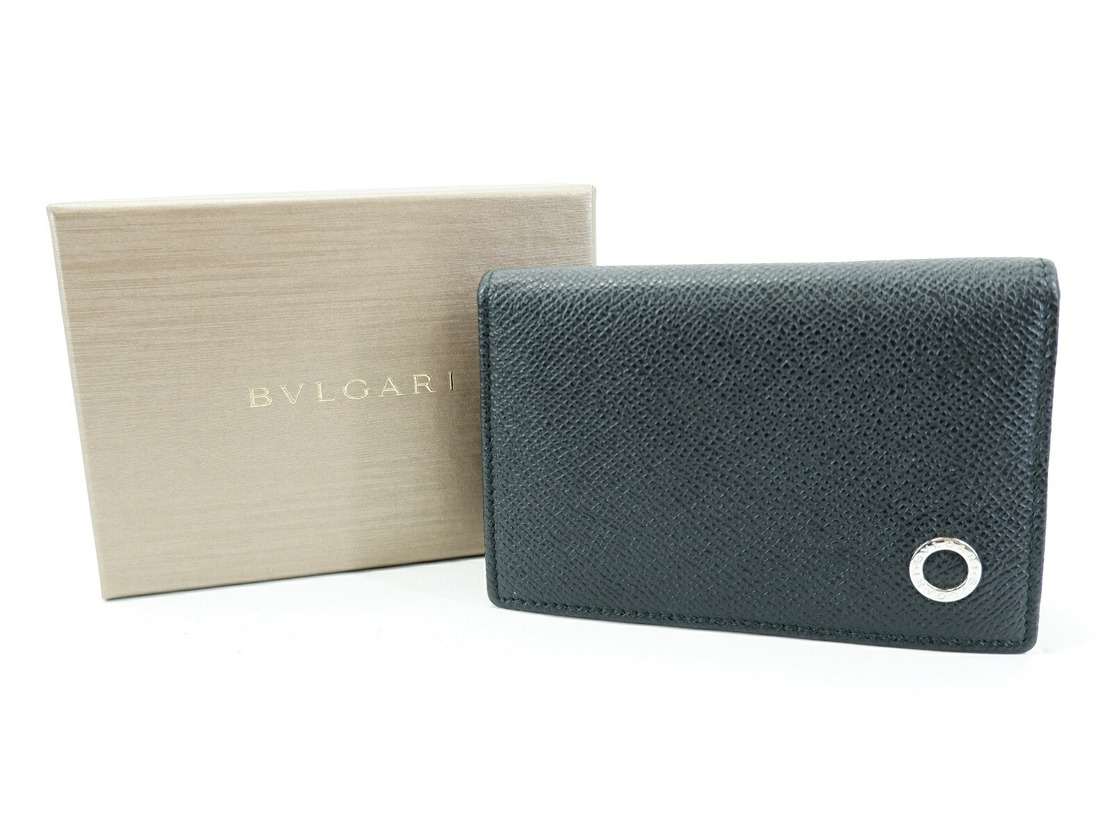 極美品　BVLGARI ブルガリ.マン　ブラック　カードホルダー 駅南やまご質店オンラインショップ / ブルガリ 名刺入れ