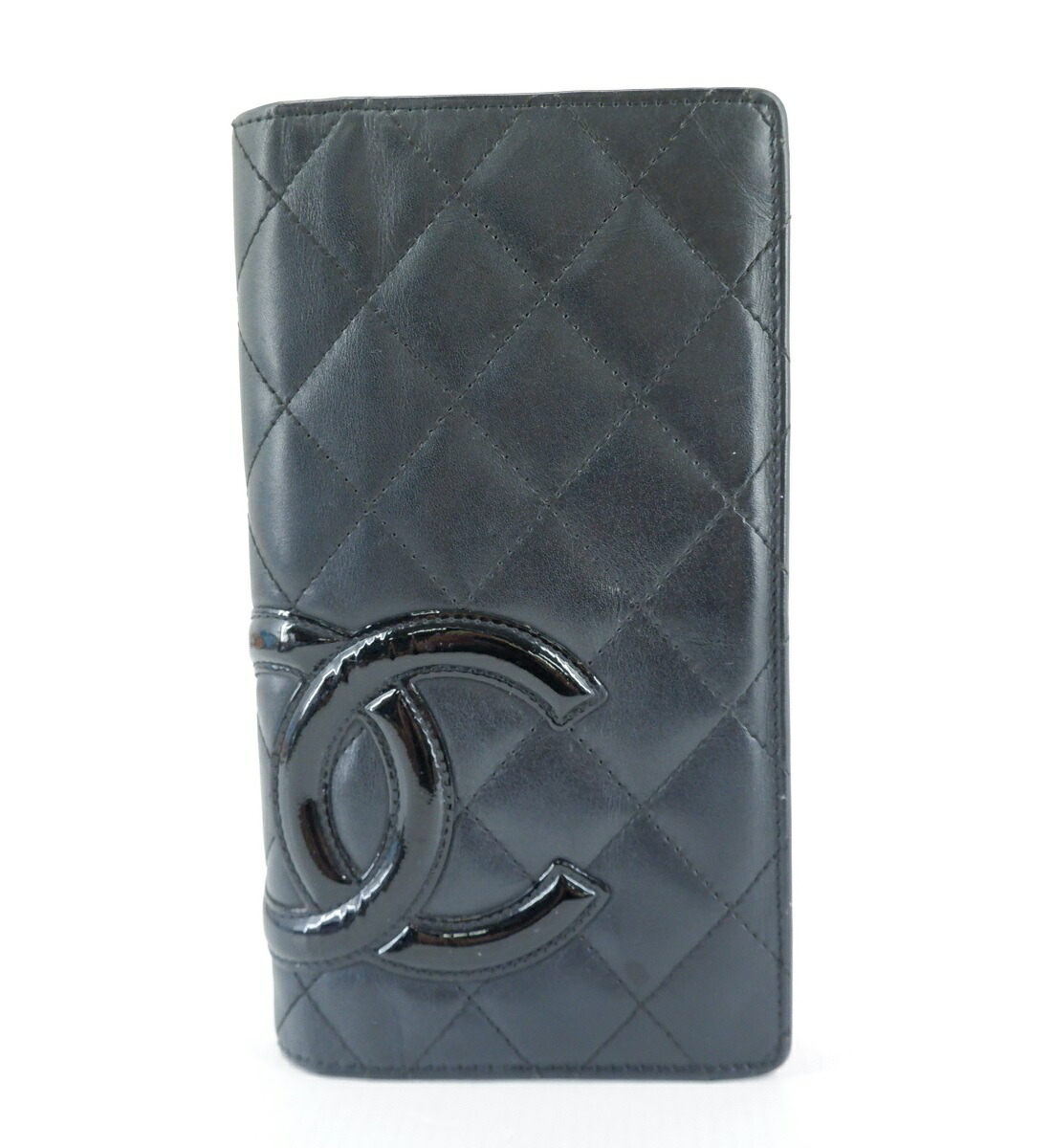 楽天市場】o【CHANEL】二つ折り長財布 カンボンライン A26717