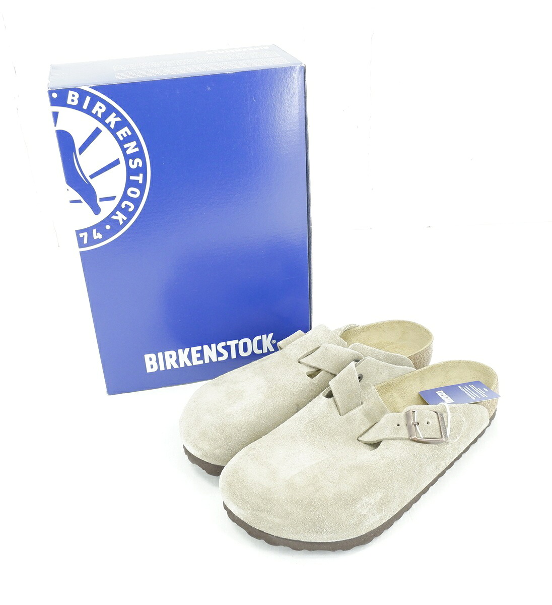 BIRKENSTOCK BOSTON BS size：27cm ビルケンシュトック ボストン サンダル シューズ 靴 スエード トープ 0660461｜浪漫遊　店