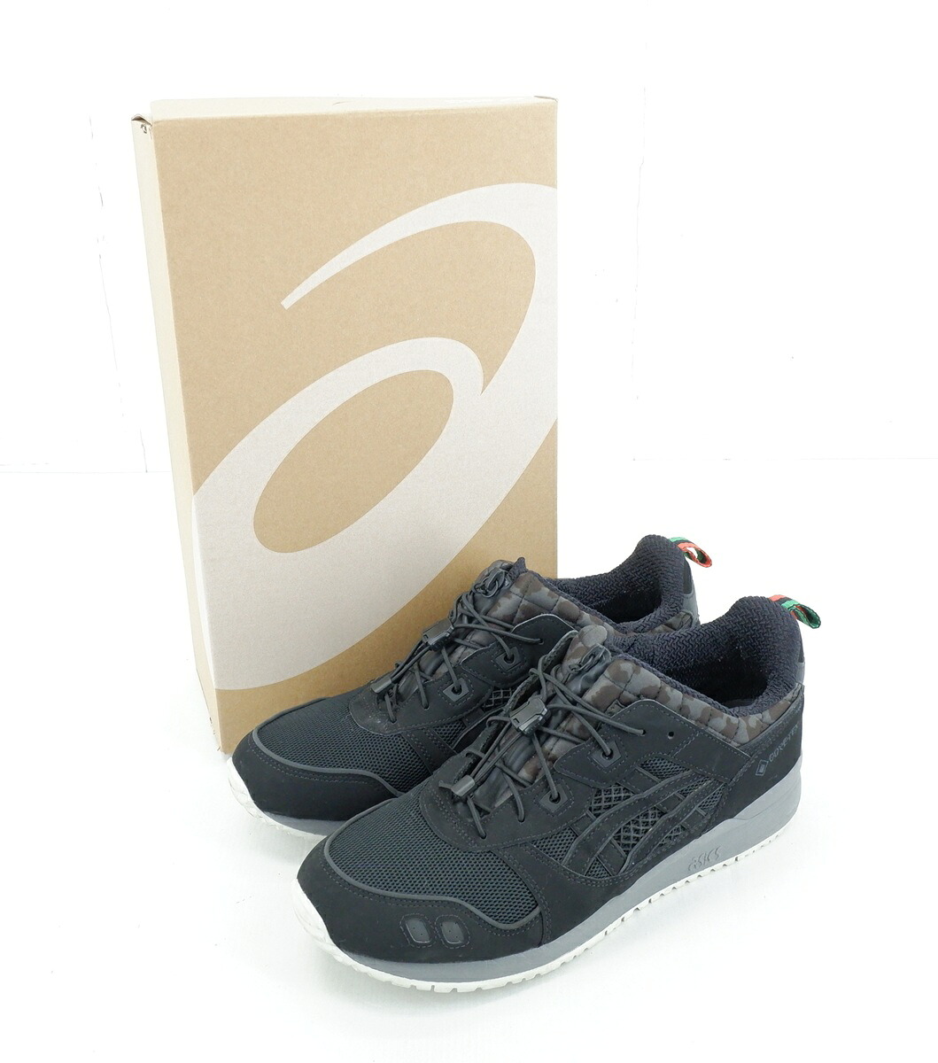 asics GEL-LYTE III OG GTX size：28糎 アシックス 先だつもの-点火装置 3 乱痴気騒ぎ ゴアテックス 黒豹 置き目とり捨てる スニーカー シューズ 靴 レオパード ヒョウ柄 黒いこと 1203A580-001